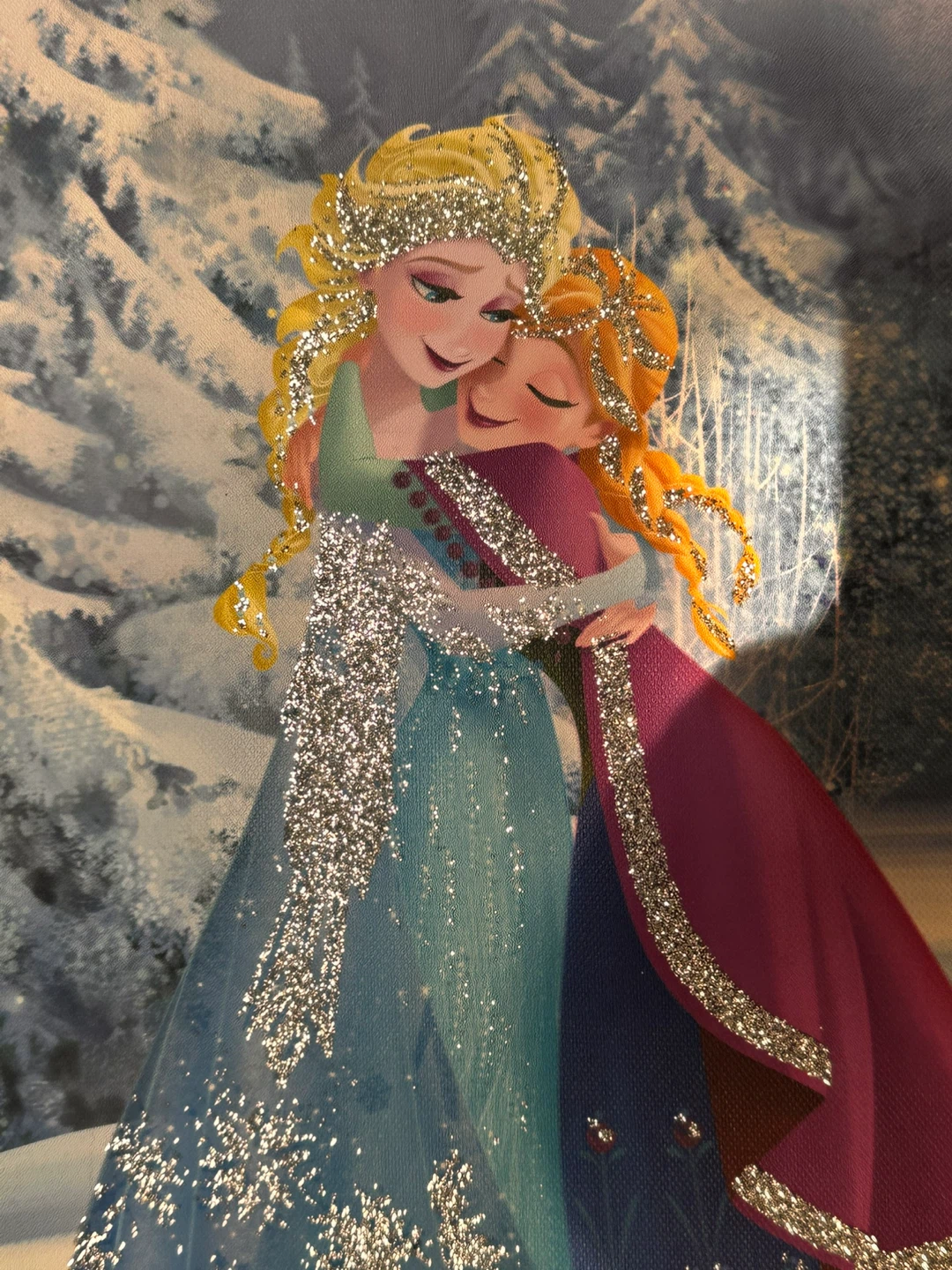 Disney Frozen Elsa and Anna Wall Art Canvas