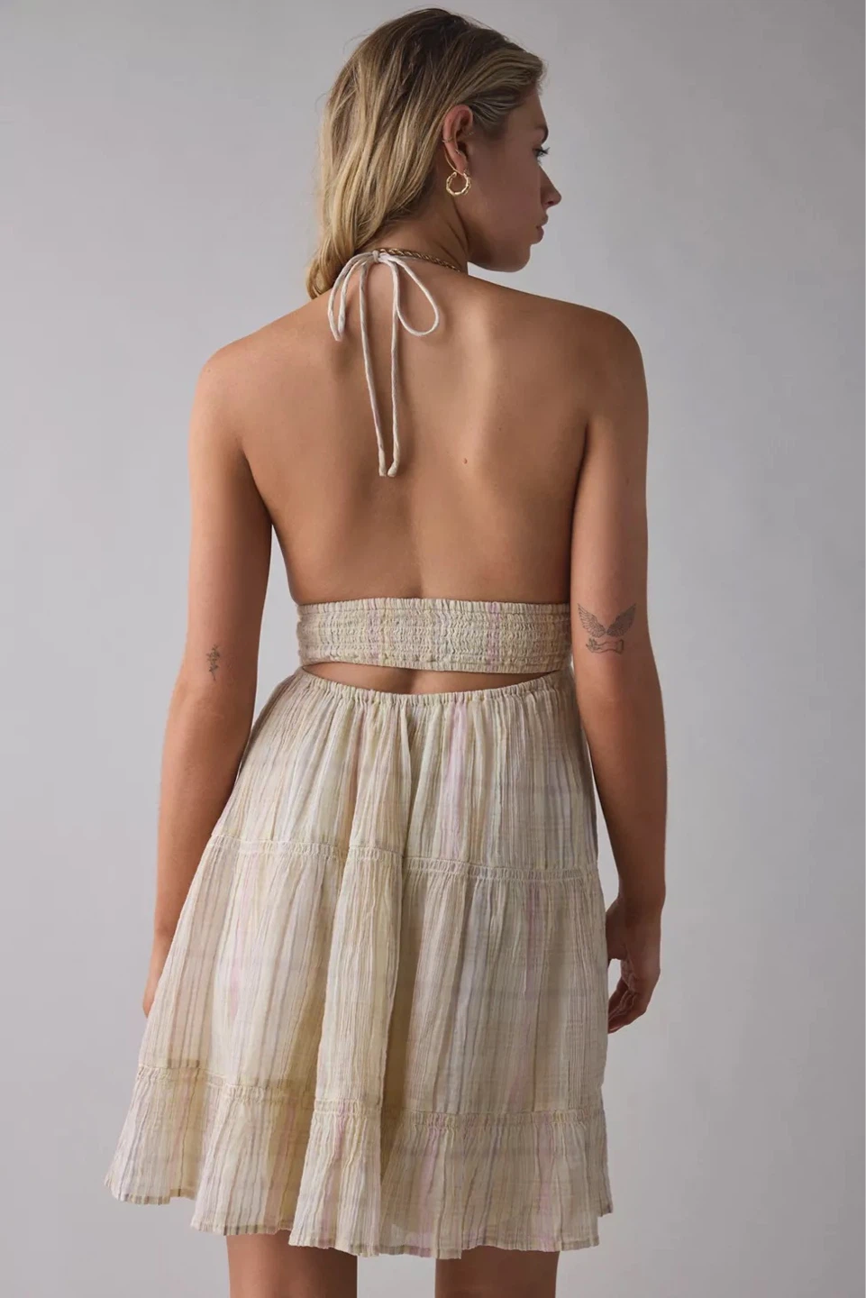 New with Tags! UO Striped Halter Dress🌱| Size Small - photo 2
