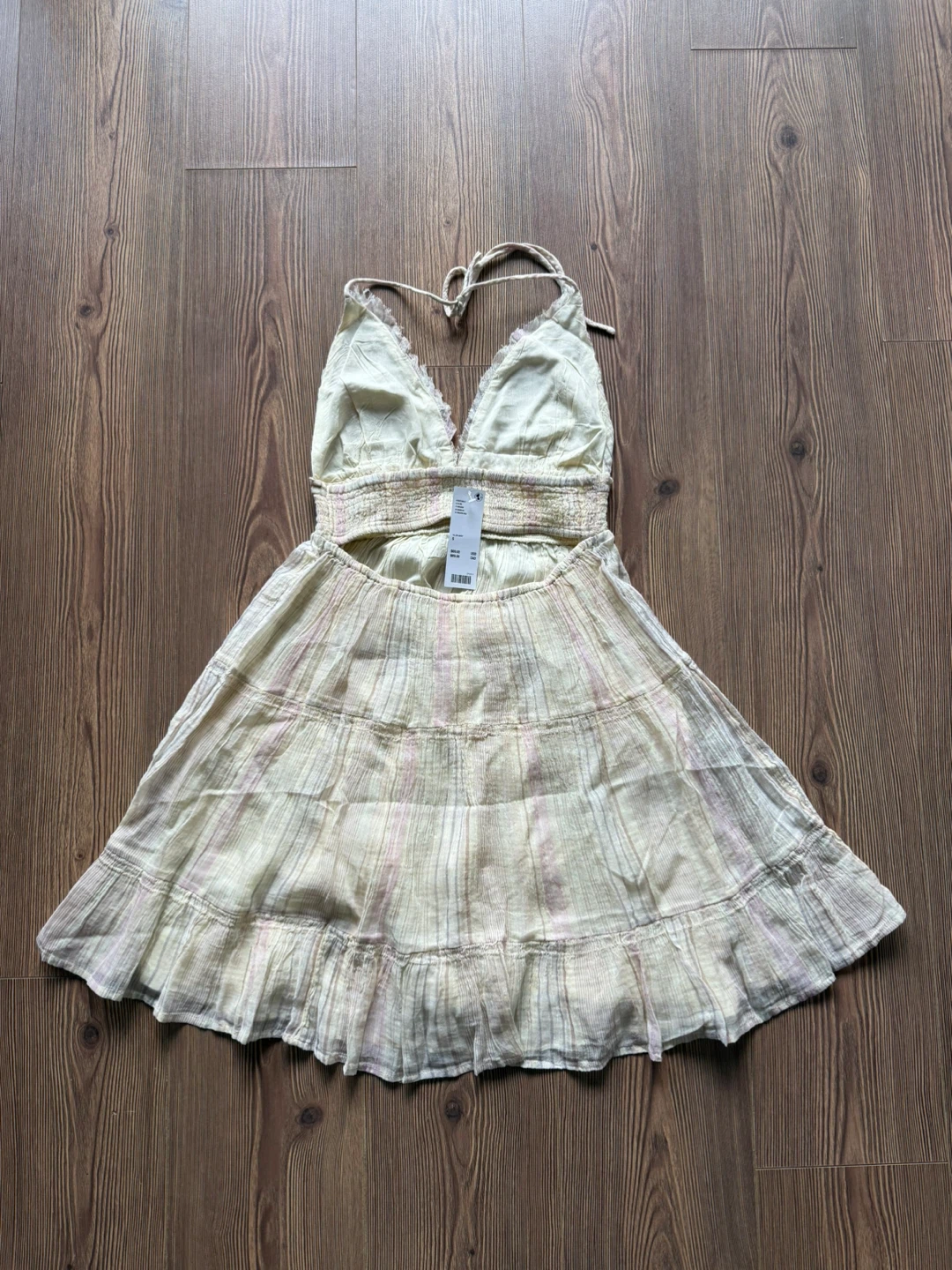 New with Tags! UO Striped Halter Dress🌱| Size Small - photo 4
