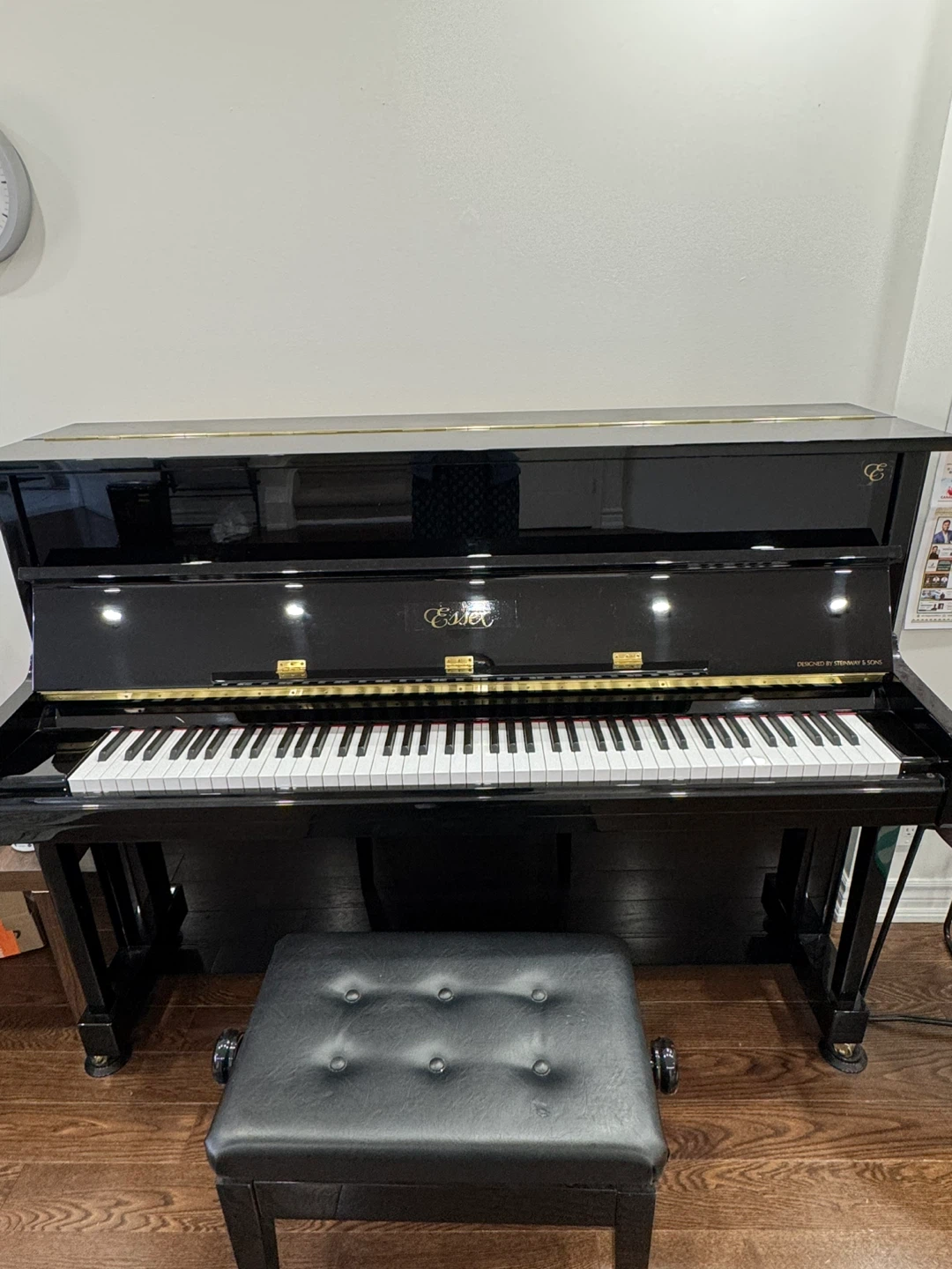 Essex Upright Piano with Bench - photo 2