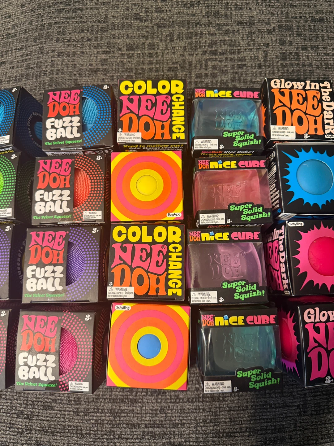 NeeDoh Fuzz Ball, Nice Cube,Glow in Dark,Color Change,Good Vibes - photo 3