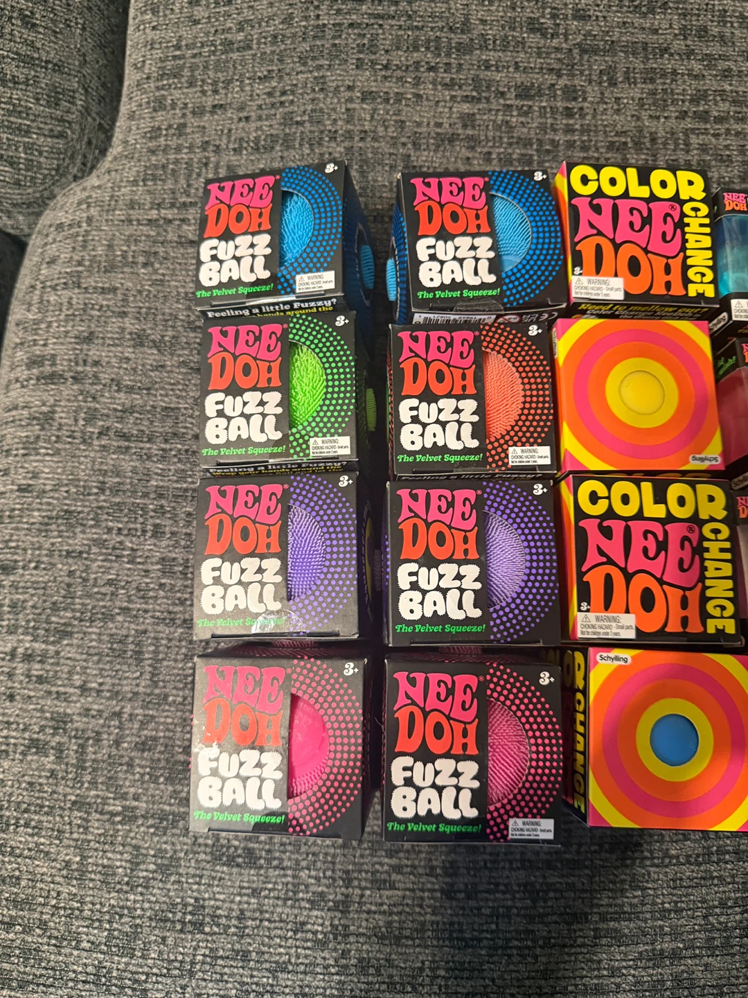 NeeDoh Fuzz Ball, Nice Cube,Glow in Dark,Color Change,Good Vibes - photo 2
