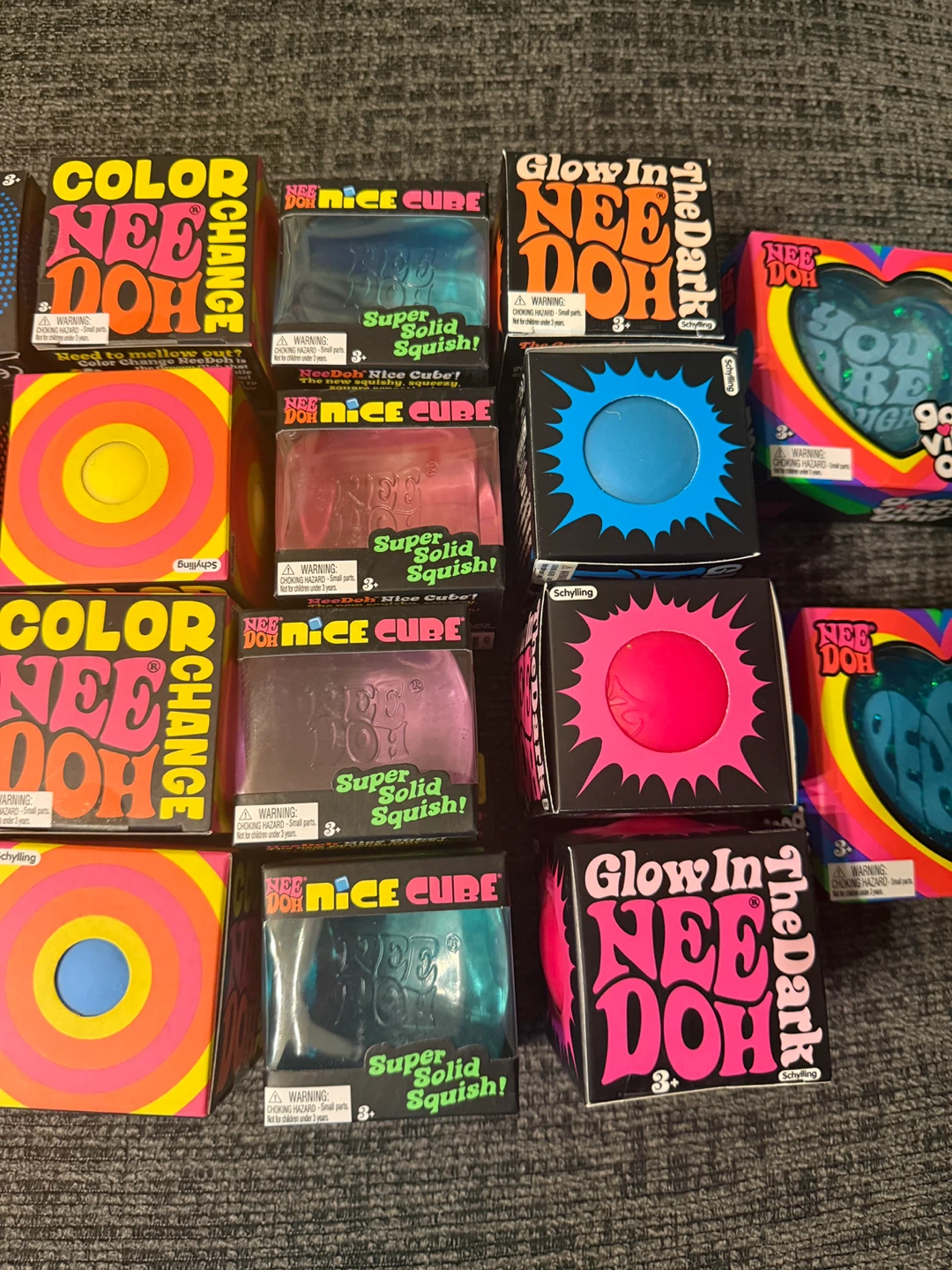 NeeDoh Fuzz Ball, Nice Cube,Glow in Dark,Color Change,Good Vibes - photo 4