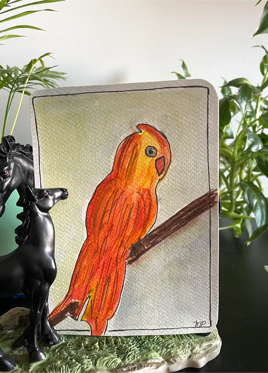 Watercolour Animal Paintings 5x7 - photo 2