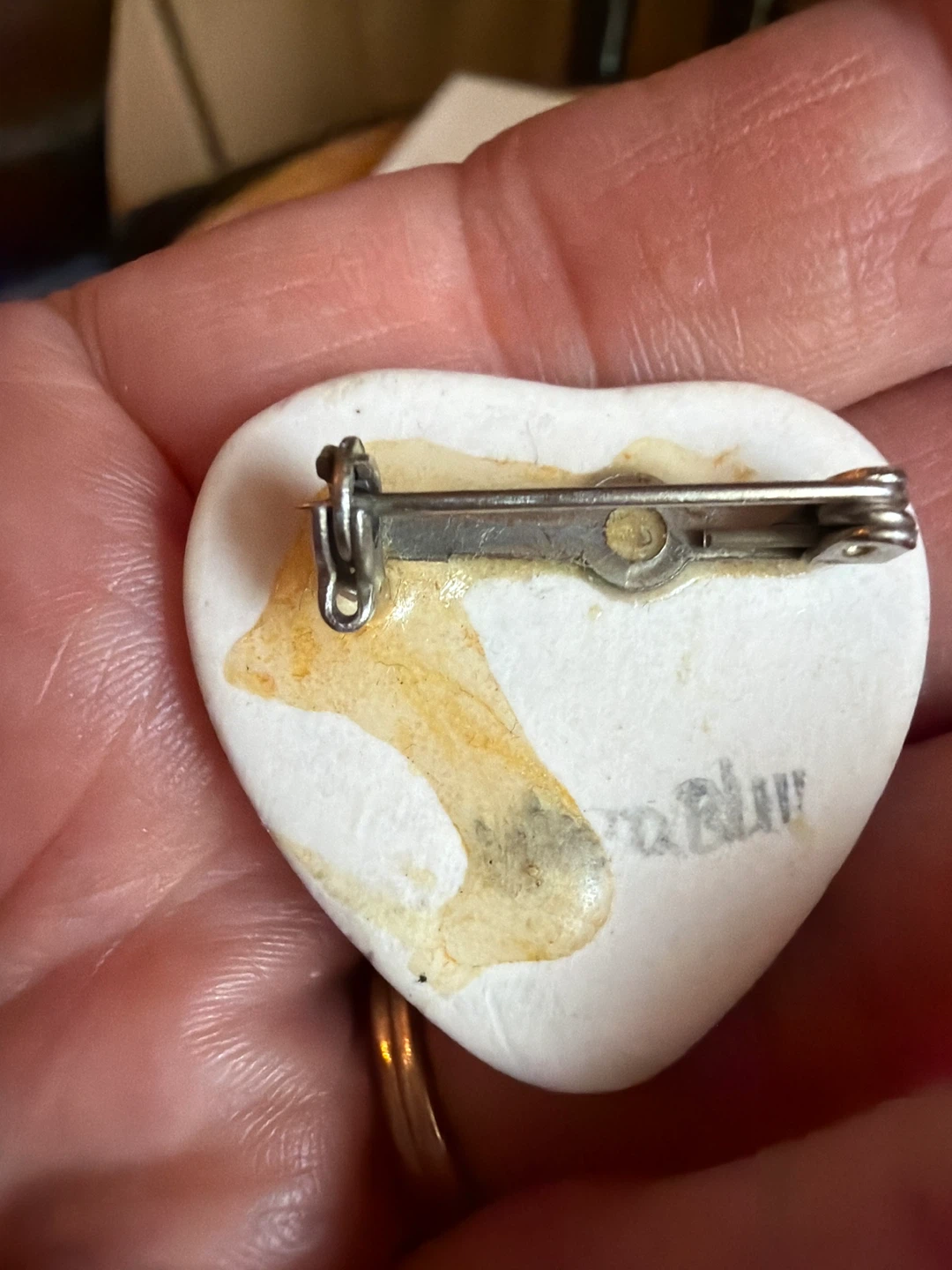 Heart-Shaped Delft Windmill Design Brooch🌱 - photo 3
