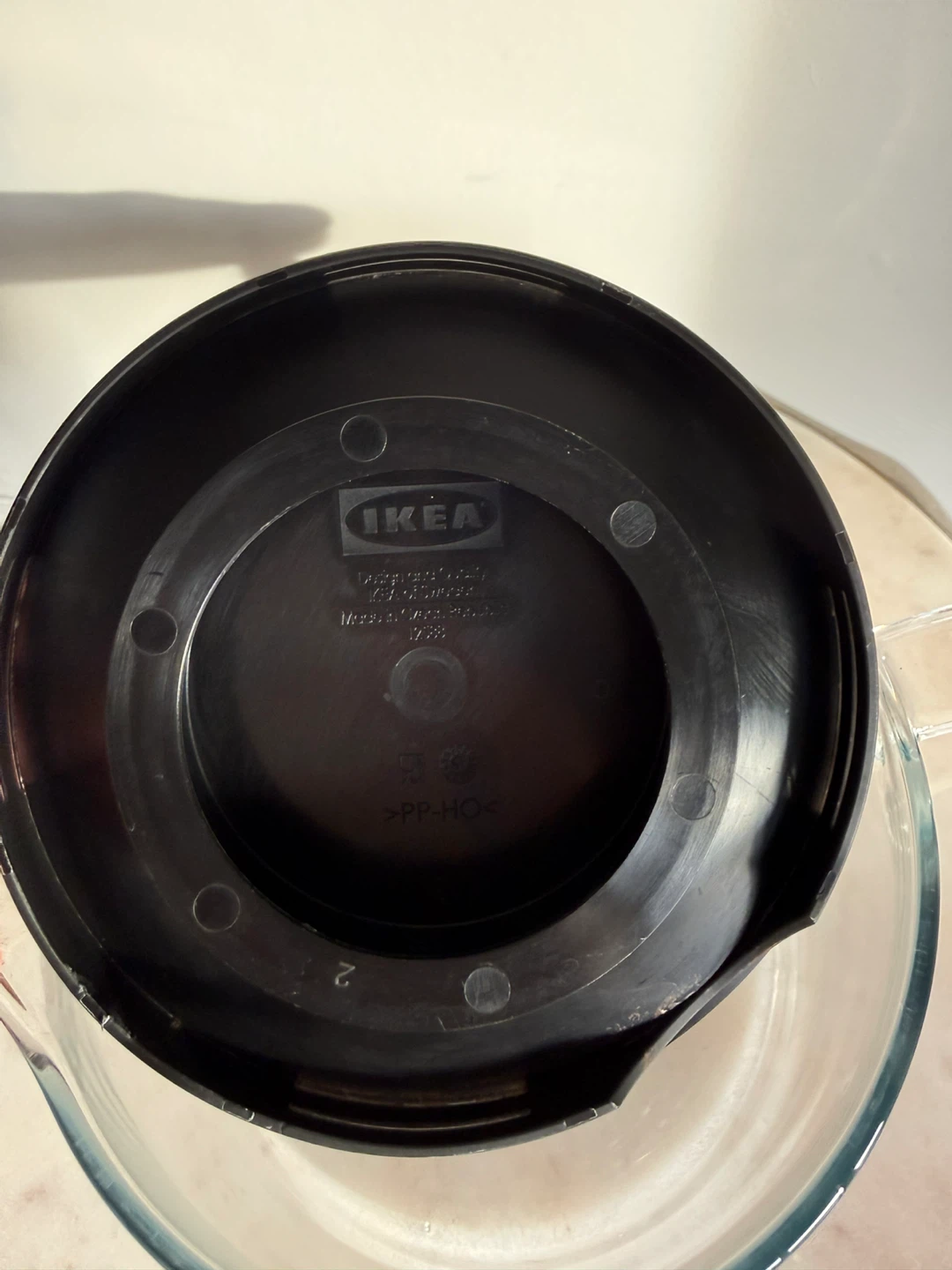 IKEA Glass Teapot with Black Lid - photo 2