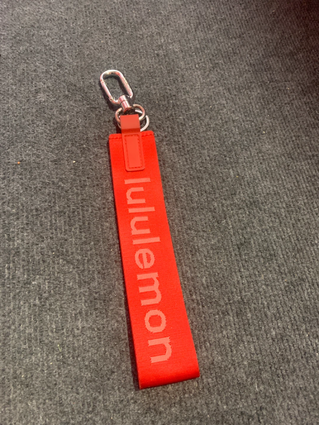 Lululemon Red Keychain/Bag Charm