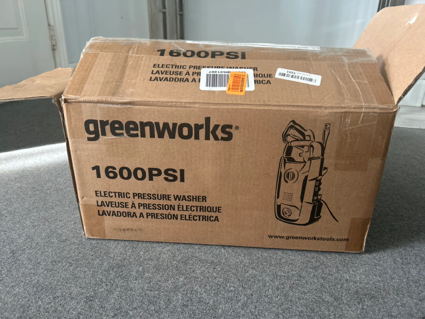 Greenworks 1600 PSI Electric Pressure Washer - photo 4
