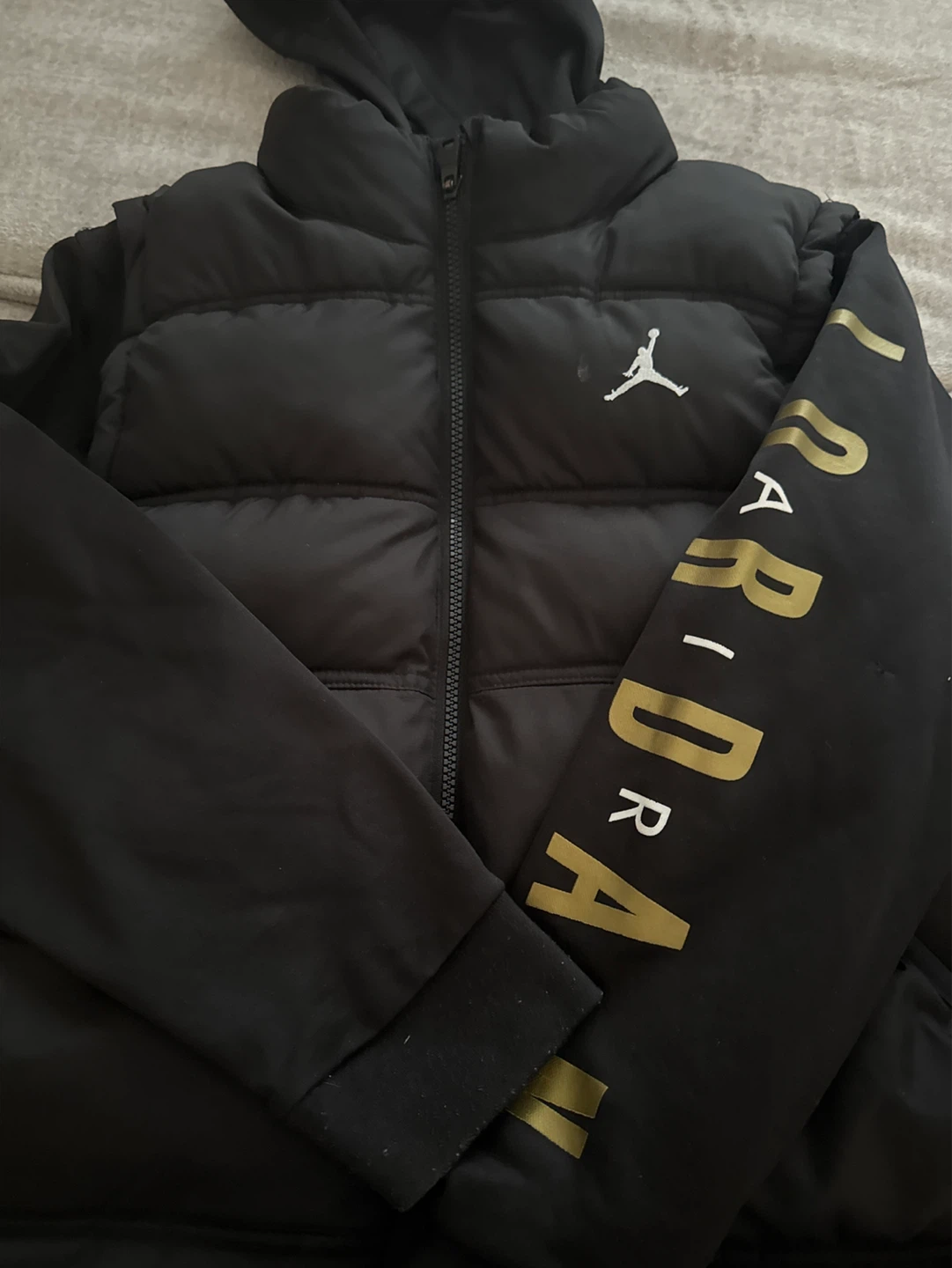 Jordan Puffer Jacket with Hoodie Sleeves