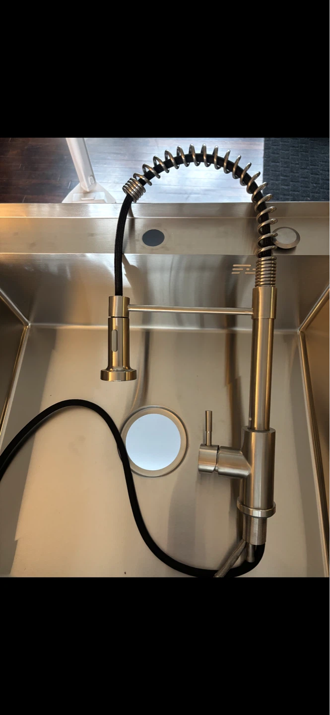 Stainless Steel Undermount Kitchen Sink with Faucet - photo 3