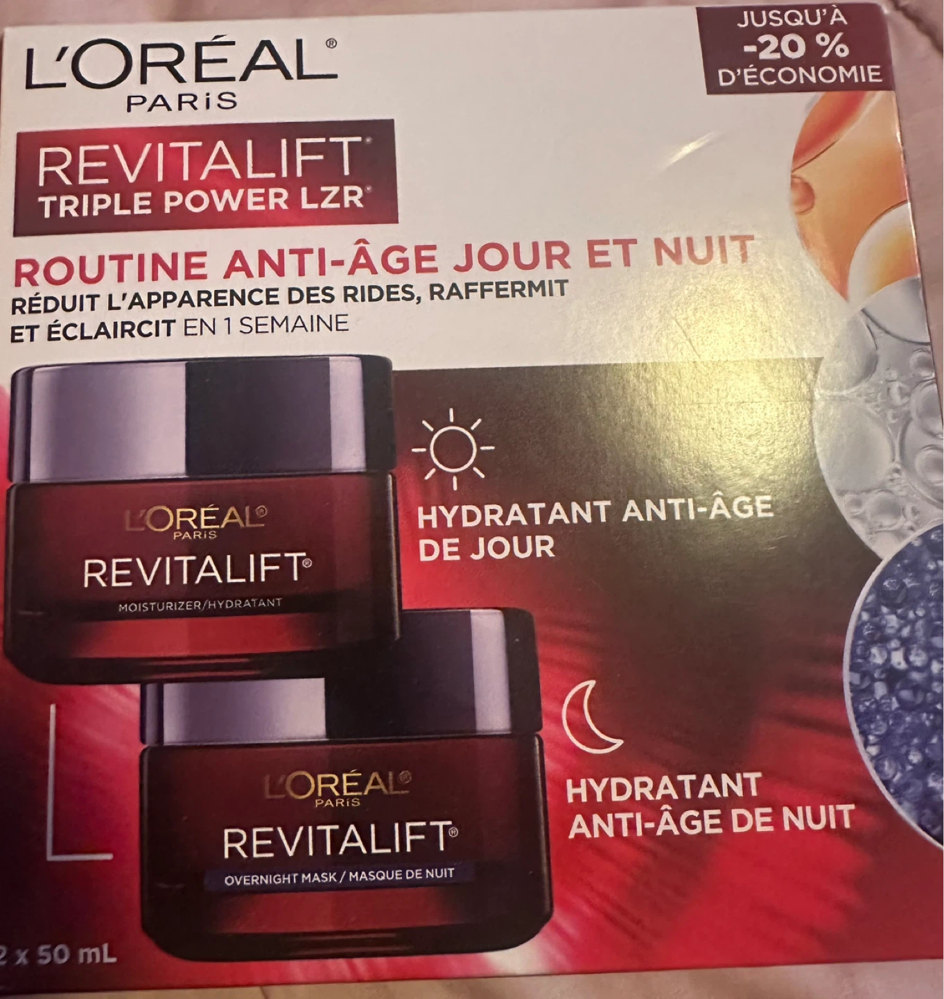 L'Oréal Paris Revitalift Triple Power LZR Day & Night Routine