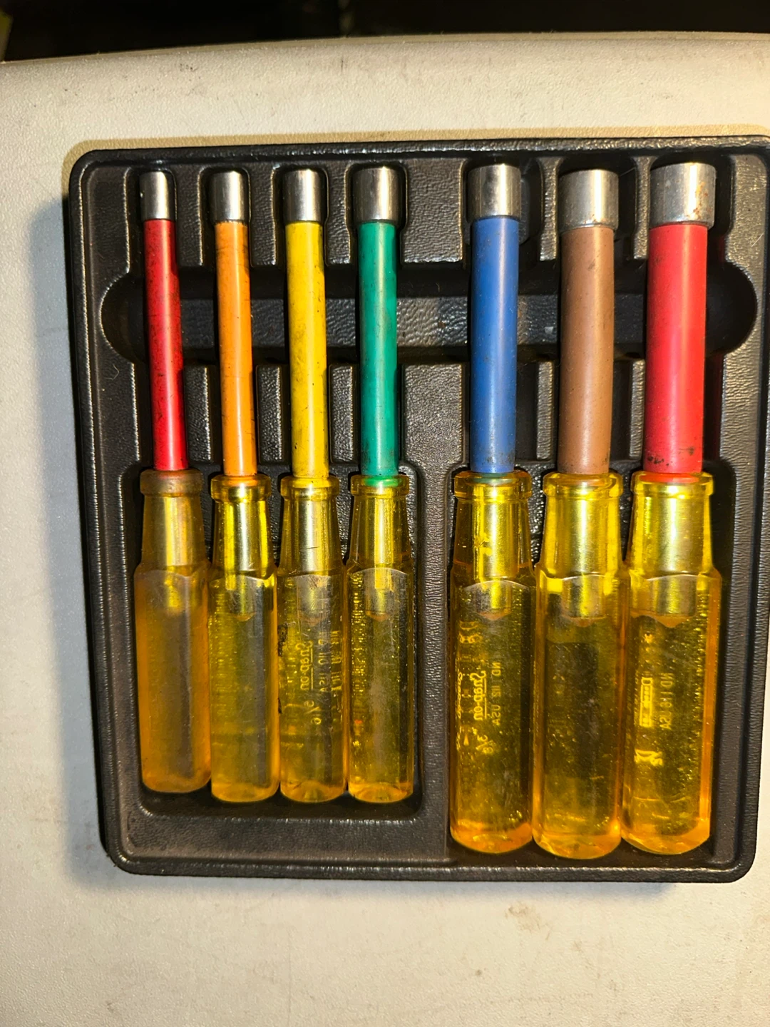 7 Piece Nut Driver Set with Plastic Handles