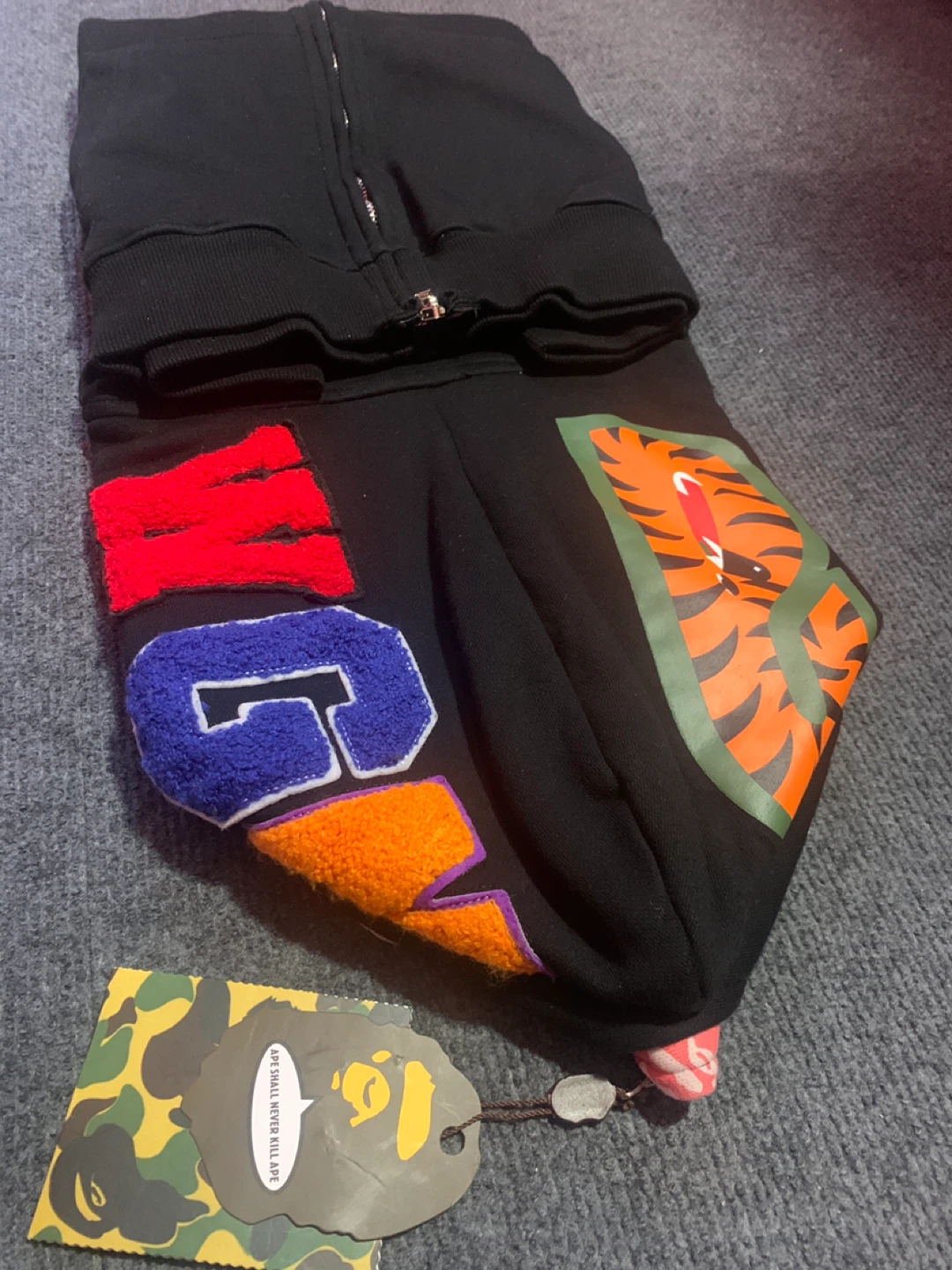 BAPE Full Zip Hoodie Shark Camo - photo 3