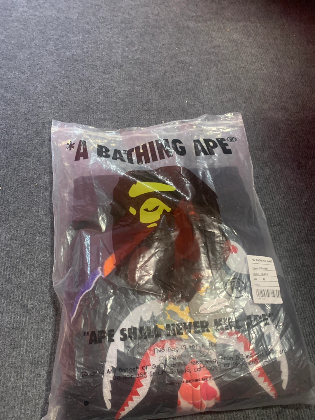 BAPE Full Zip Hoodie Shark Camo