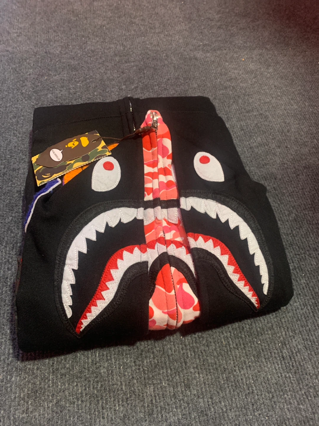 BAPE Full Zip Hoodie Shark Camo - photo 2