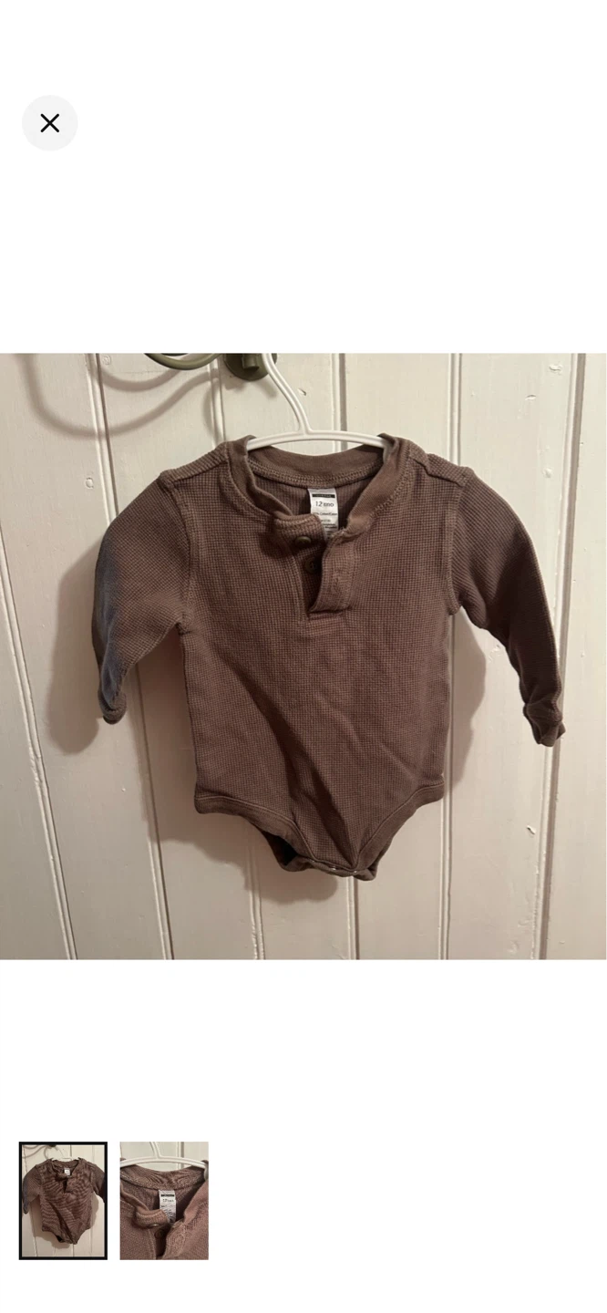 Carters 12 Month Long Sleeve Bodysuit