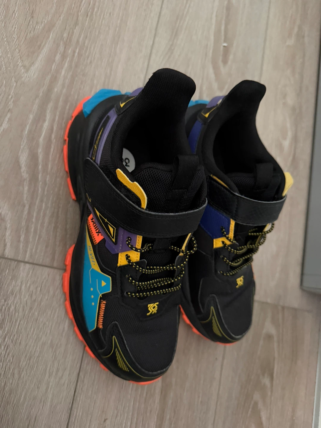 361° Kids Shoes - Black/Blue/Yellow - EUR 37
