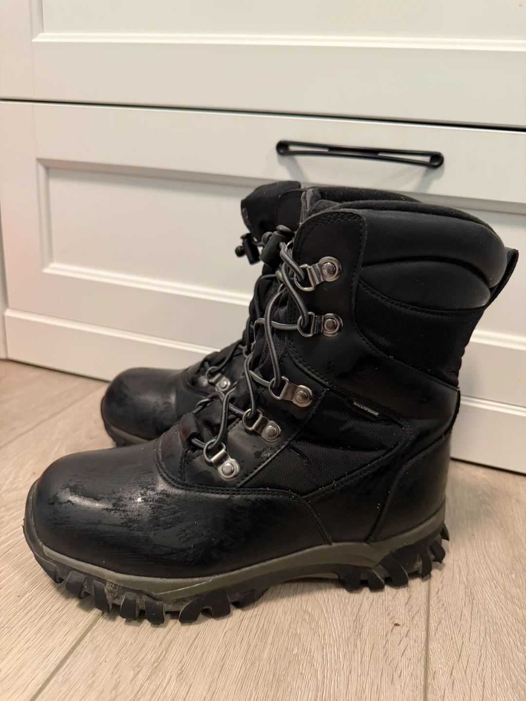 Tiger Black Winter Boots