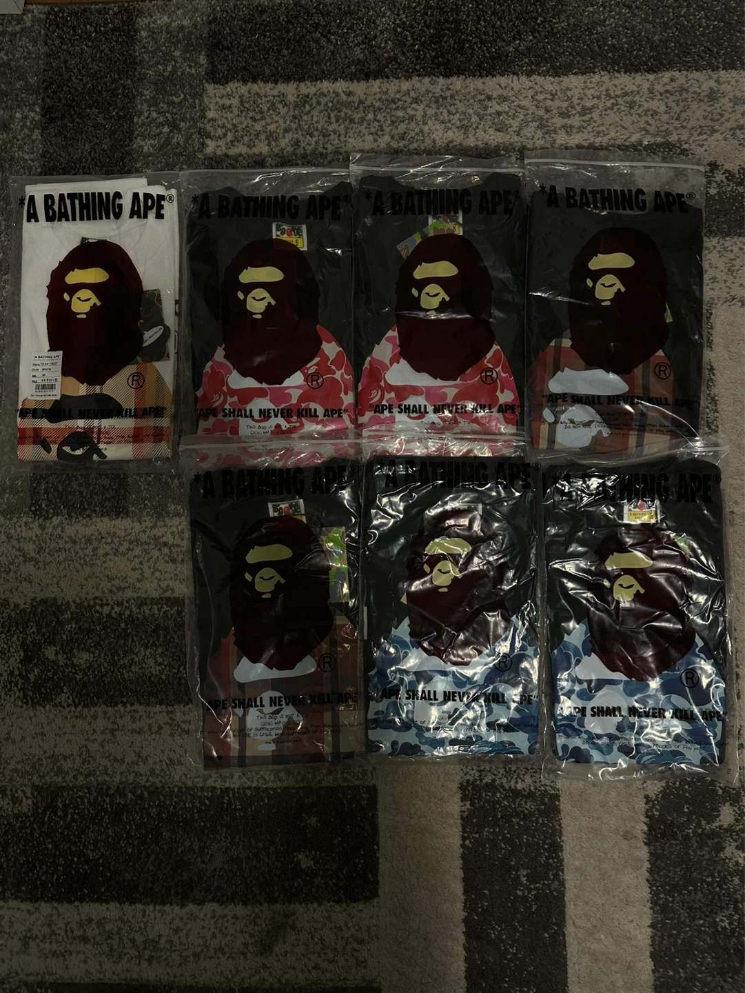 A Bathing Ape T-Shirts (Multiple Designs)
