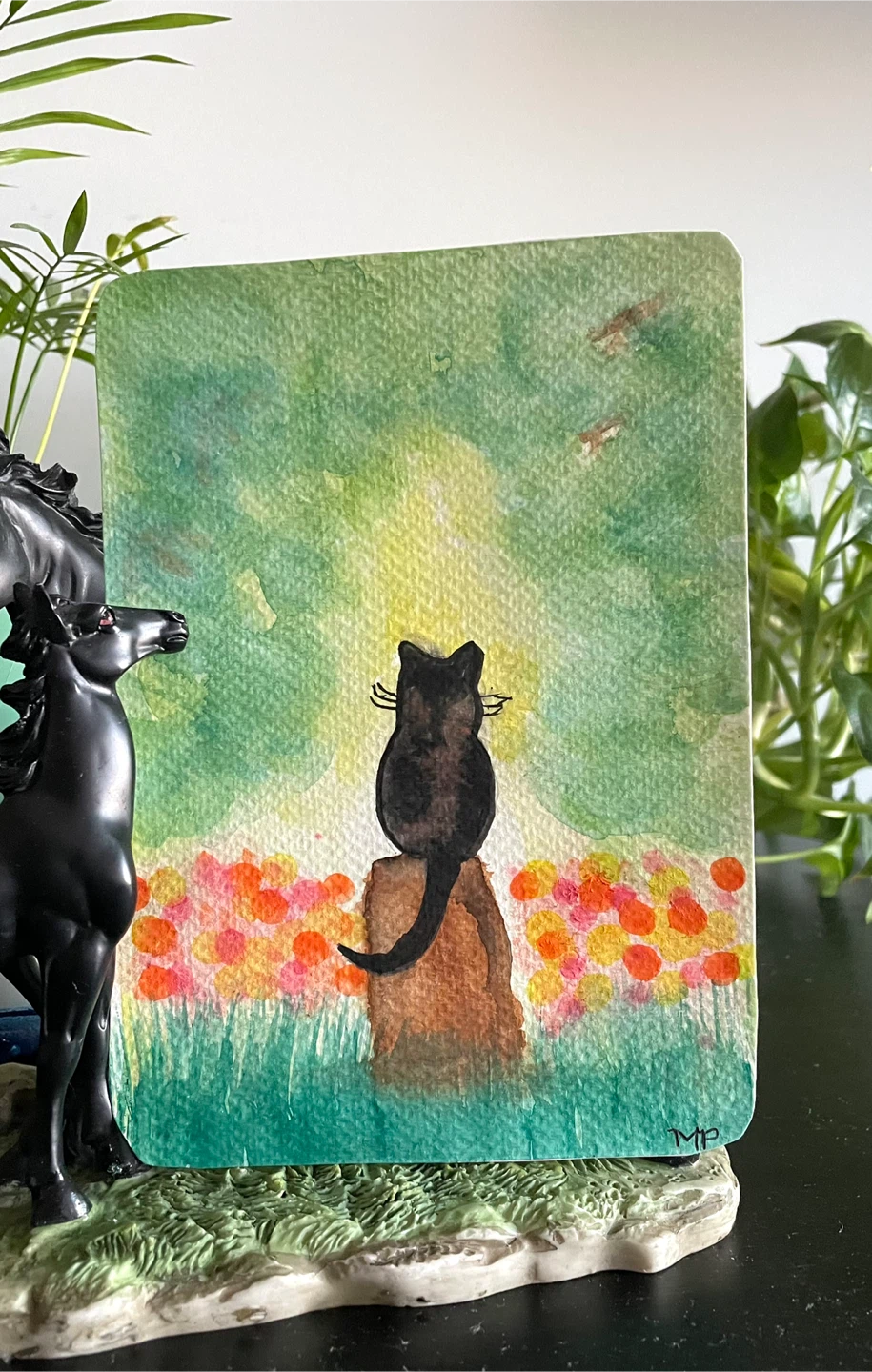 Watercolour Animals painting 5x7 - photo 5