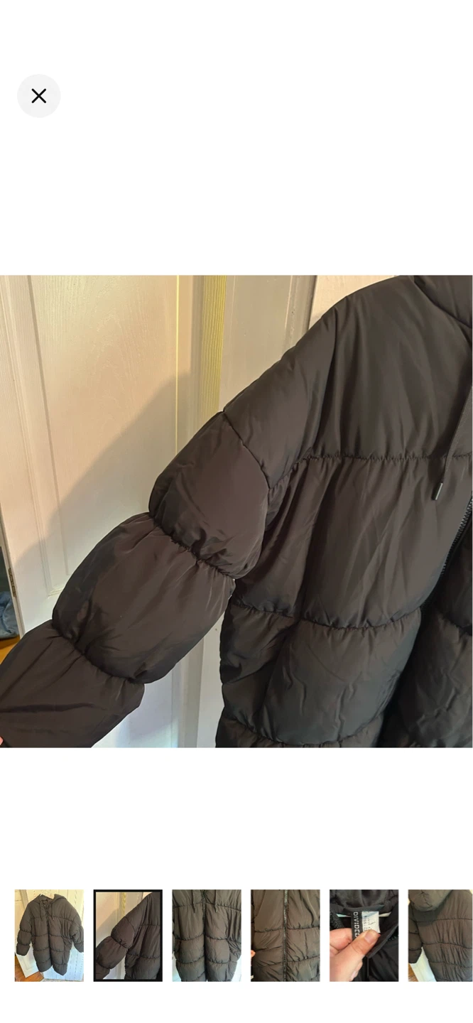 H&M Divided Black Puffer Coat - photo 2
