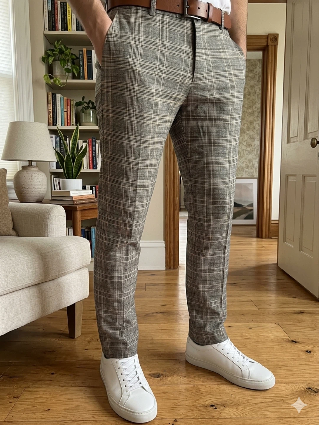 Frank And Oak Plaid Dress Pants - Size 30