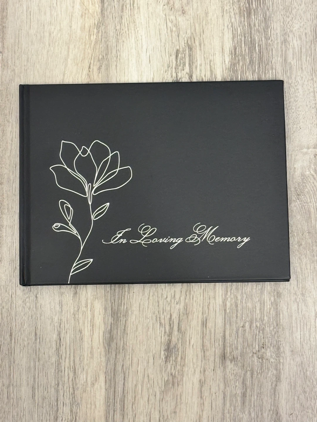 🌱 In Loving Memory Guest Book Funeral Sign In