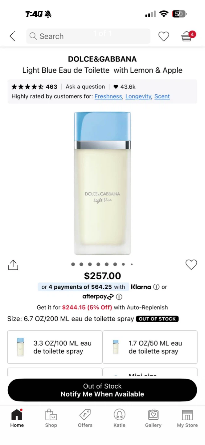 DOLCE&GABBANA perfume