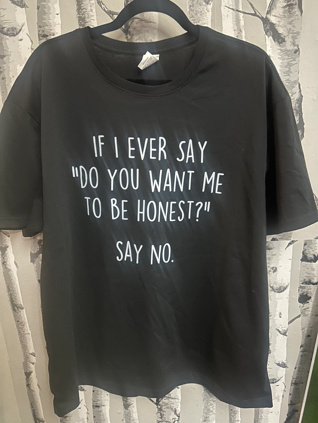 Black Graphic T-Shirt "Say No" Size XXL - photo 2