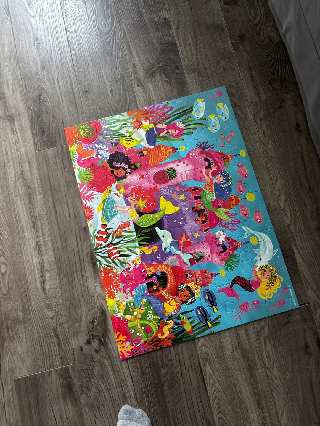 Crocodile Creek Mermaid Palace Floor Puzzle - photo 3