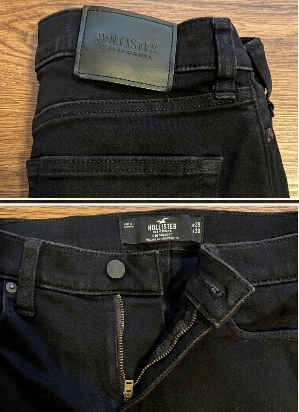 Hollister Black Slim Straight Jeans - photo 2