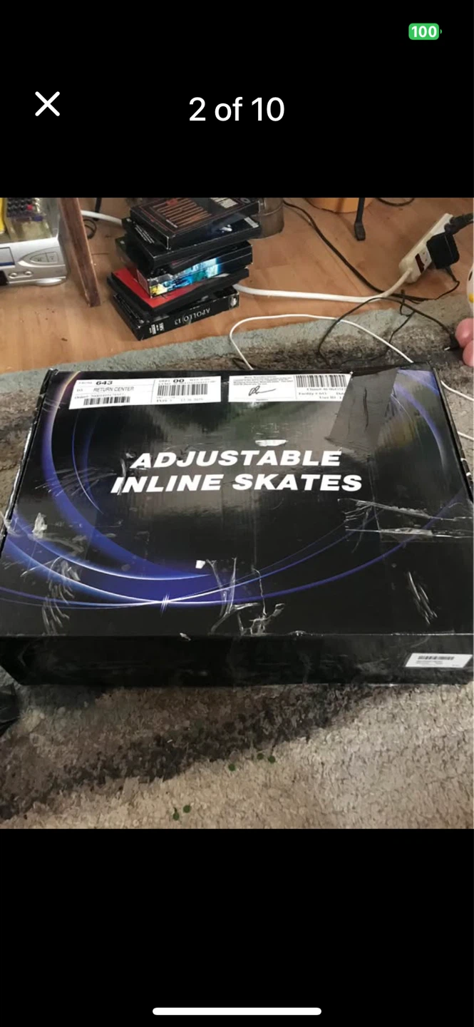 Boys inline adjustable skates