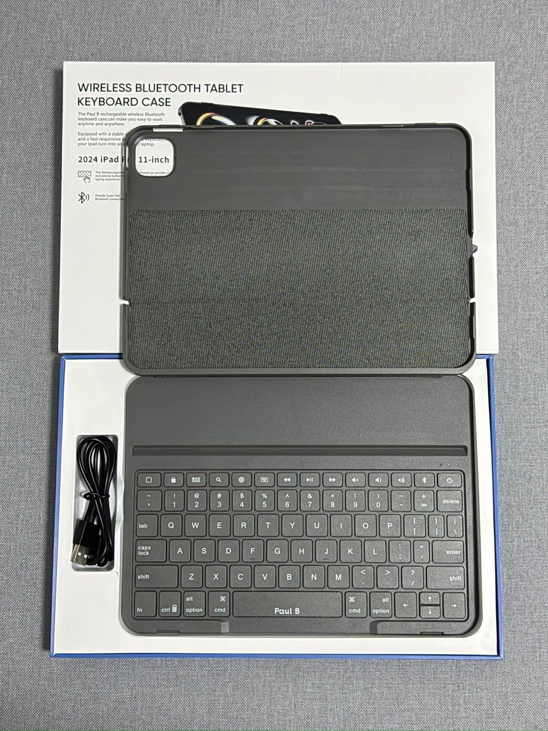 Paul B Wireless Bluetooth Keyboard Case for iPad Pro 11 m4/m5 - photo 3