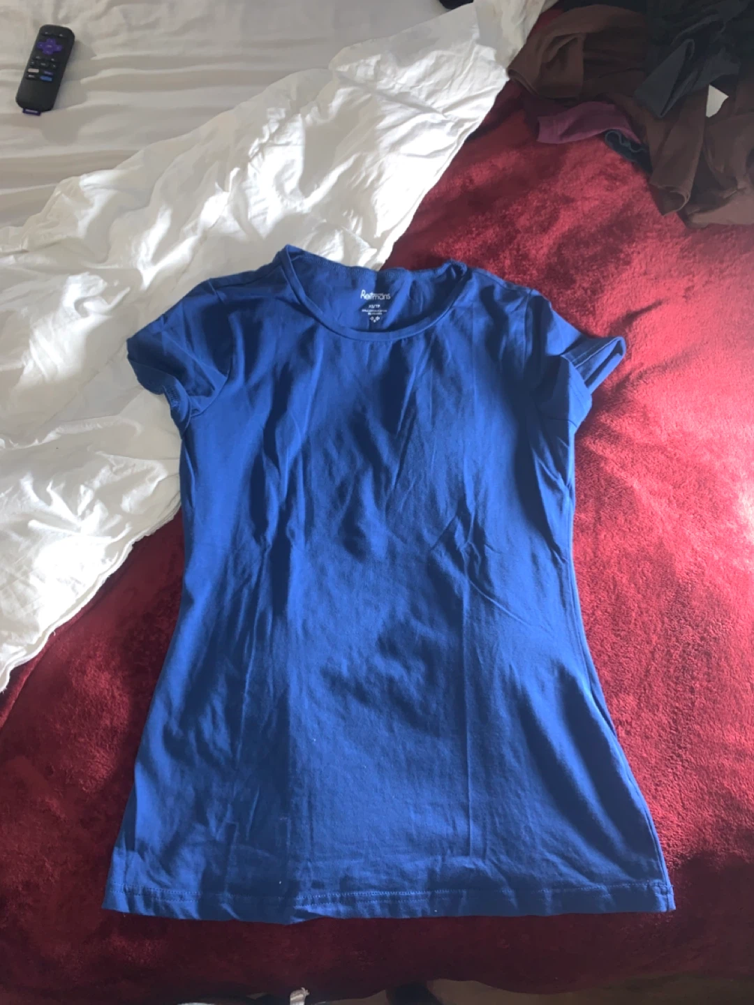 Women's Short Sleeve T-Shirts - Blue, Black, Tan