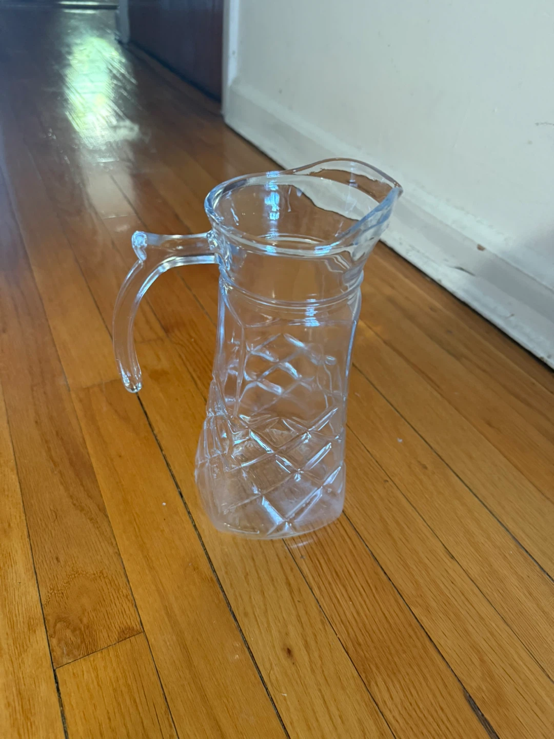 Clear Glass Pitcher with Lid - photo 3