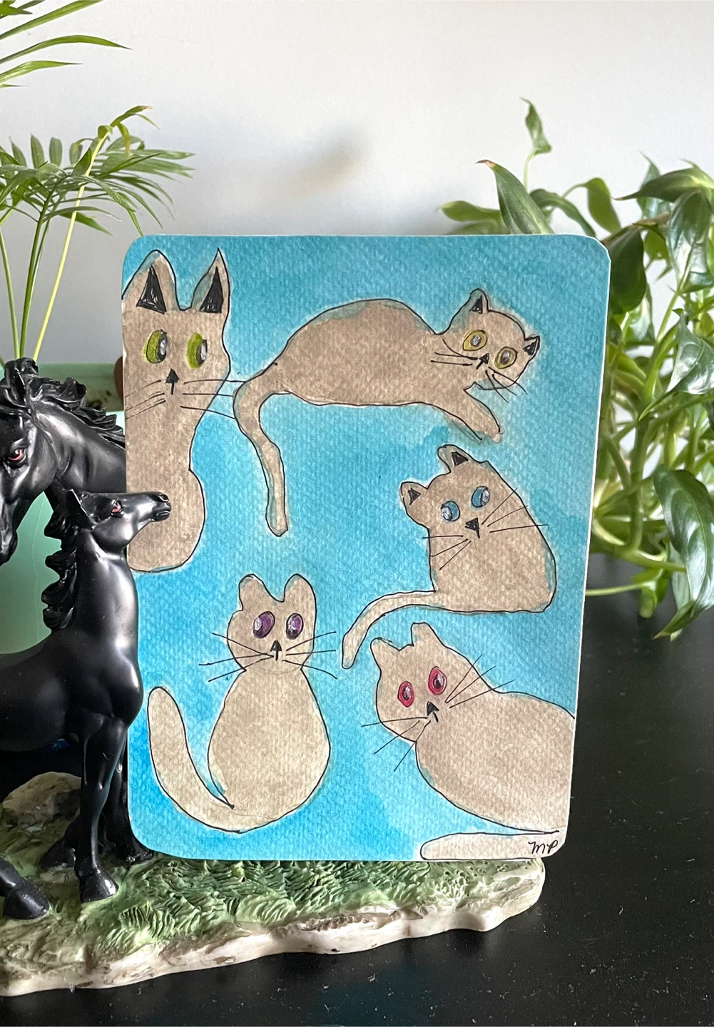 Watercolour Animal Paintings 5x7 - photo 4