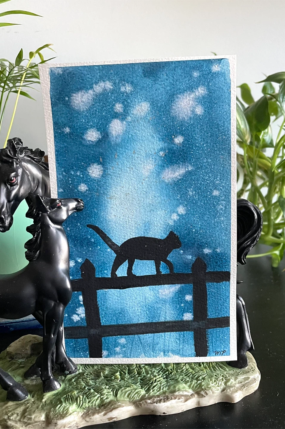 Watercolour Animal Paintings 5x7