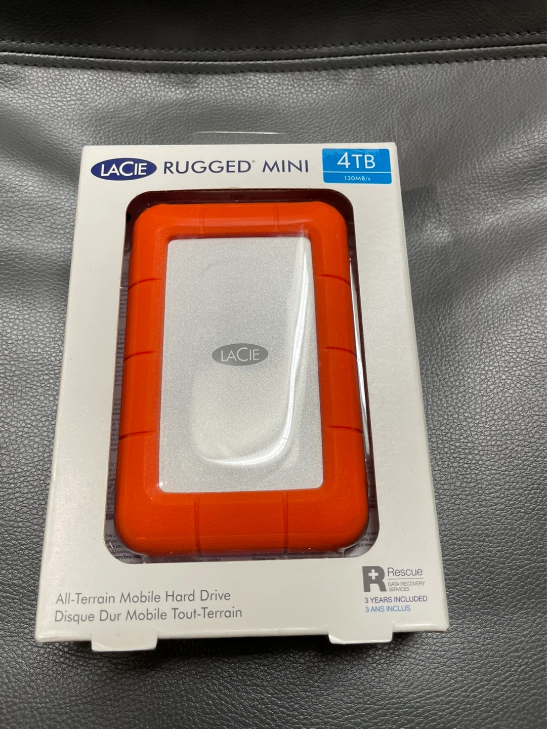 New never opened LaCie Rugged Mini 4TB External Hard Drive