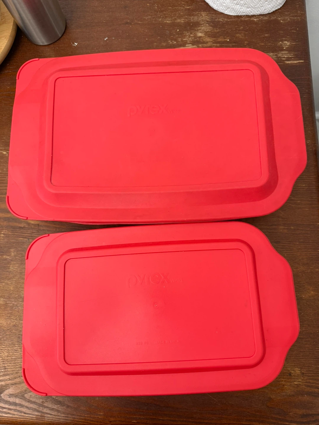Pyrex Glass Baking Dishes with Red Lids (2-Piece Set) - photo 5