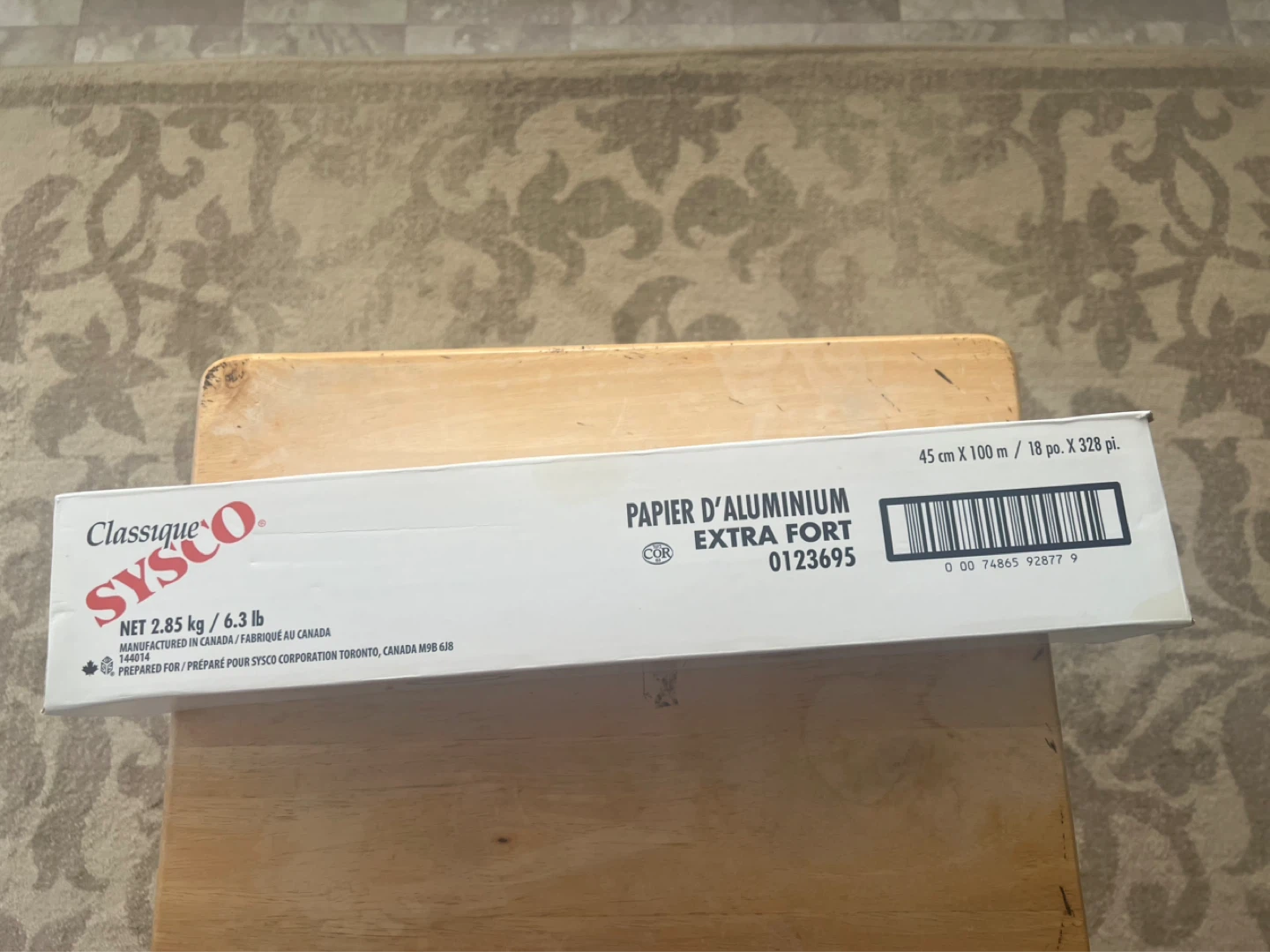 Sysco Classic Heavy Gauge Aluminum Foil 100m