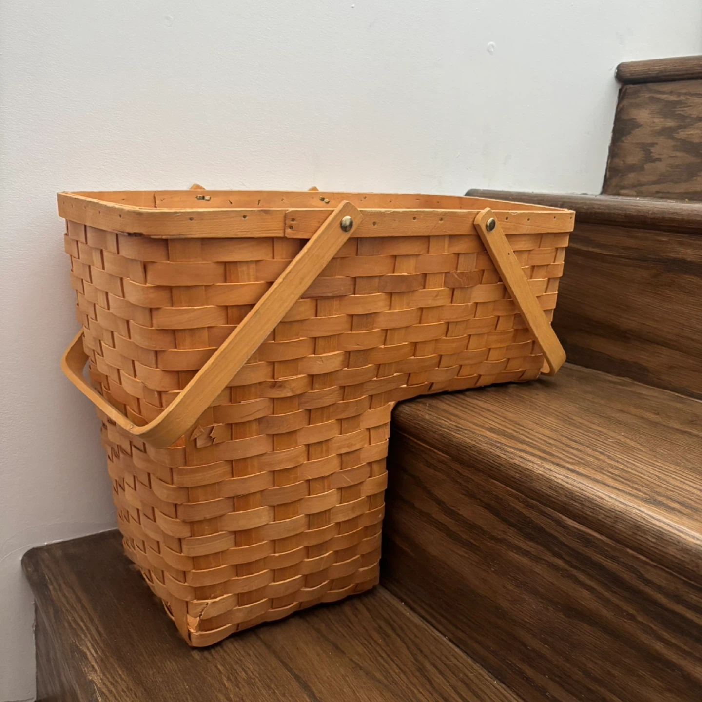 Vintage Stair Basket
