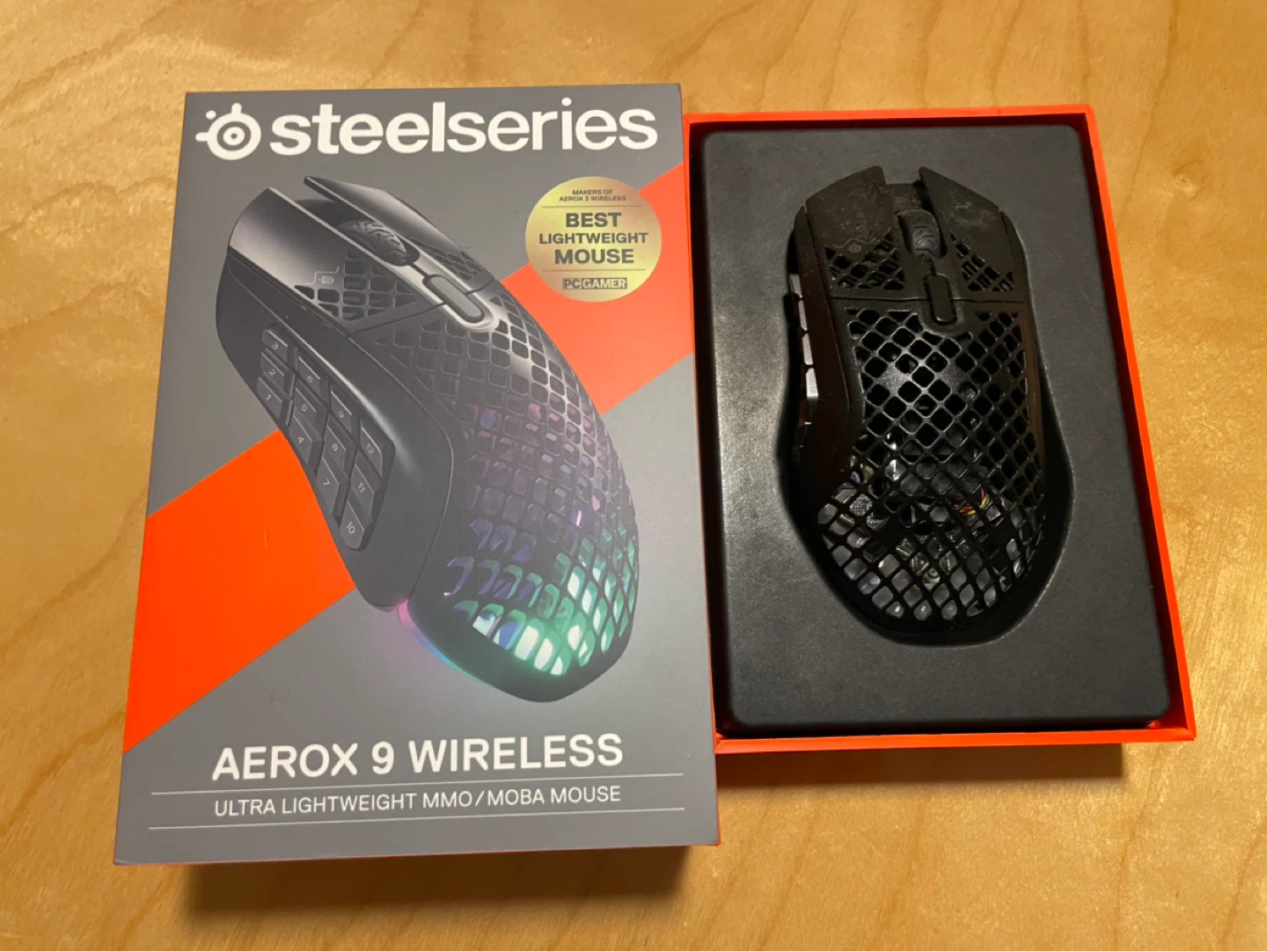 SteelSeries Aerox 9 Wireless MMO/MOBA Mouse