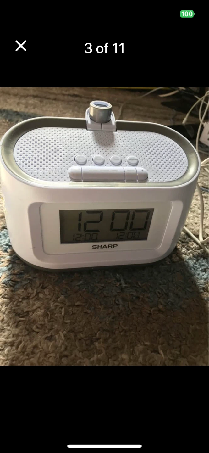 Sharp projection alarm clock - photo 2