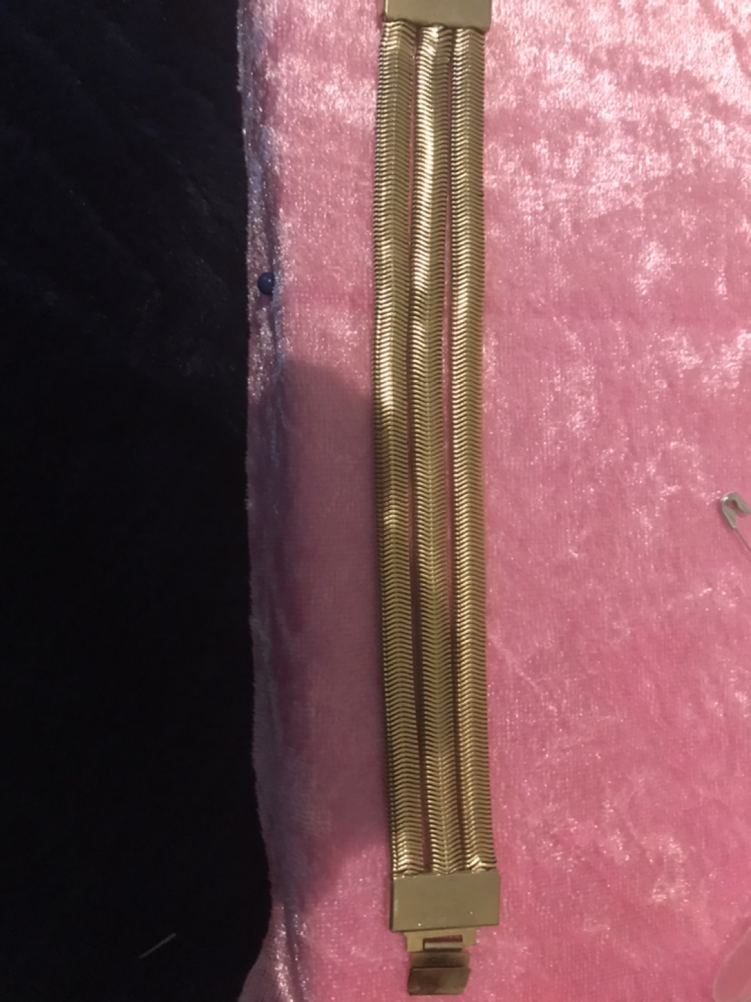 Gold Toned Multi-Strand Bracelet
