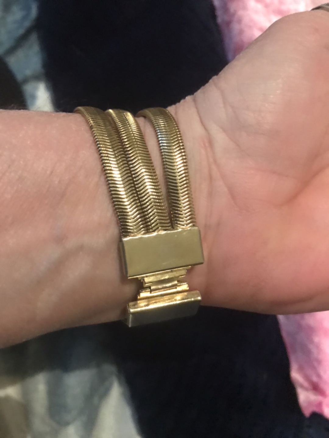 Gold Toned Multi-Strand Bracelet - photo 3