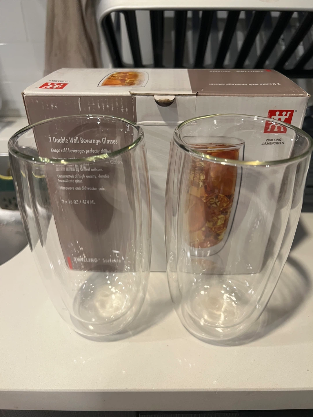 Zwilling J.A. Henckels 2 Double Wall Beverage Glasses