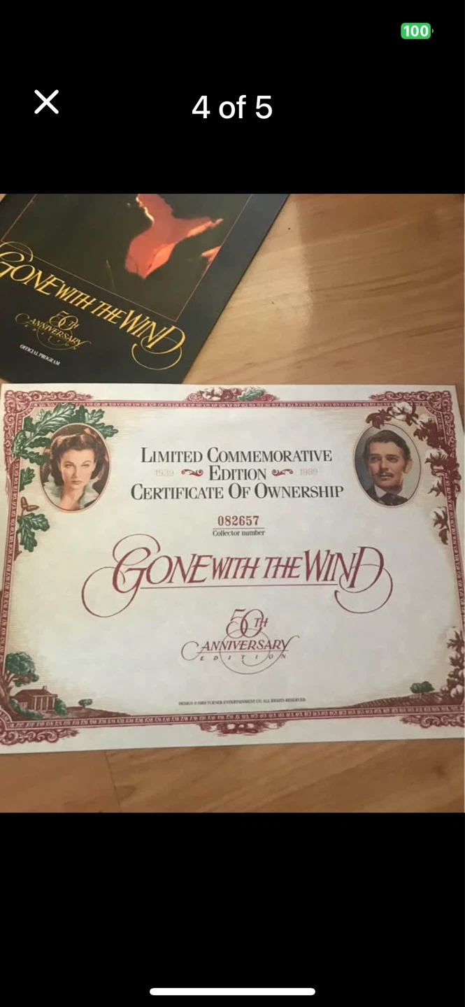 Gone with the wind 50th anniversary vhs edition - photo 4