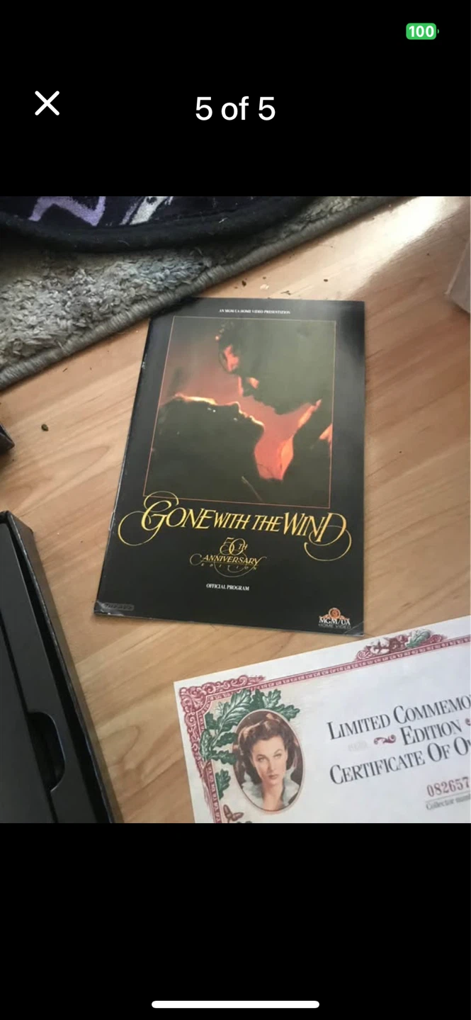 Gone with the wind 50th anniversary vhs edition - photo 5