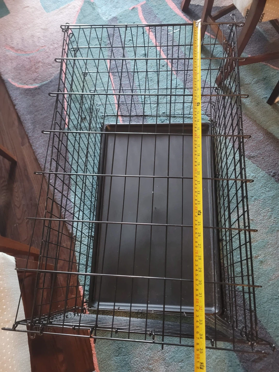 Top Paw Single Door Folding Wire Dog Crate with Tray - photo 2