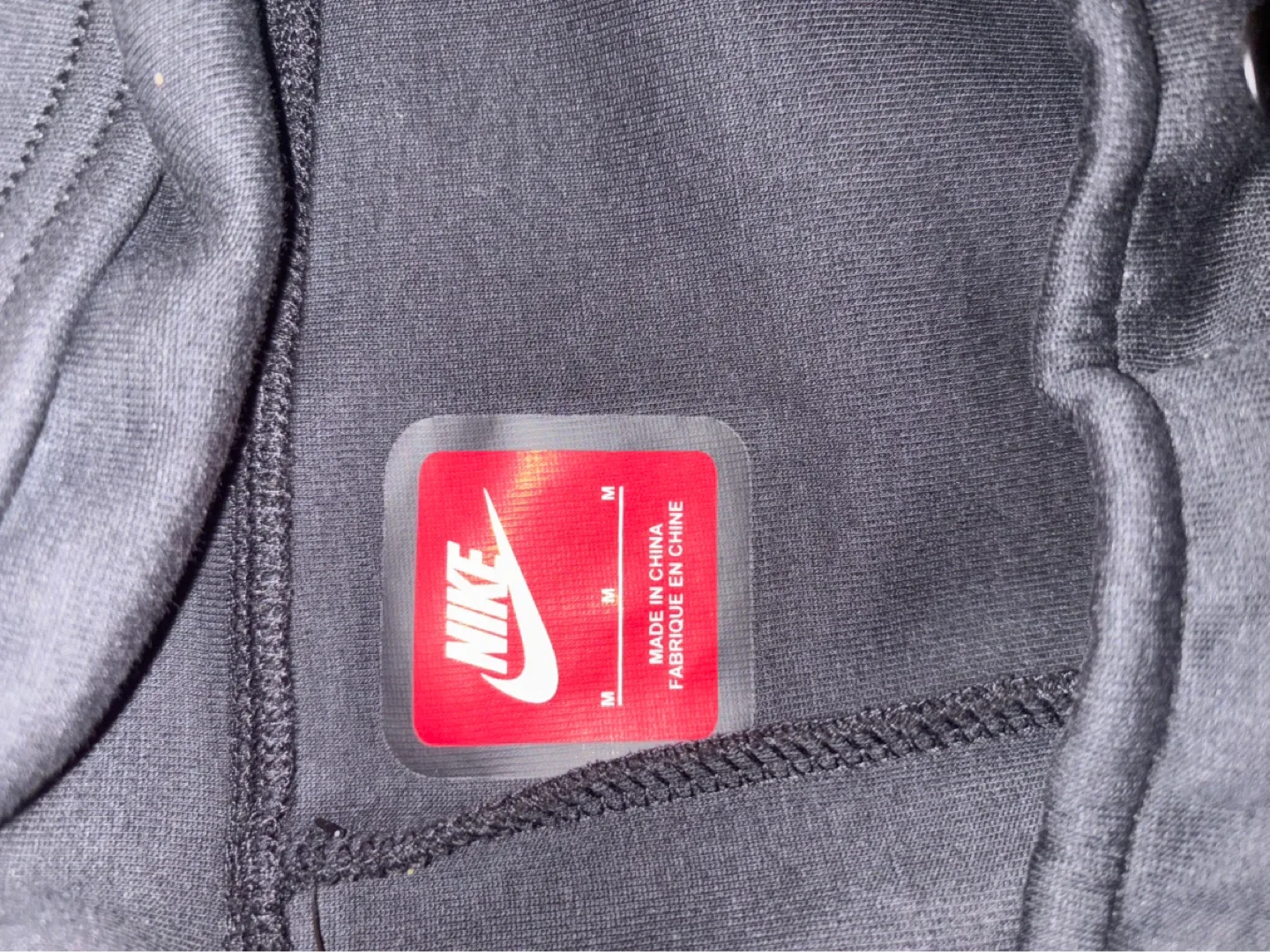 Pantalon Nike Tech Fleece Noir - Grandeur M - photo 5